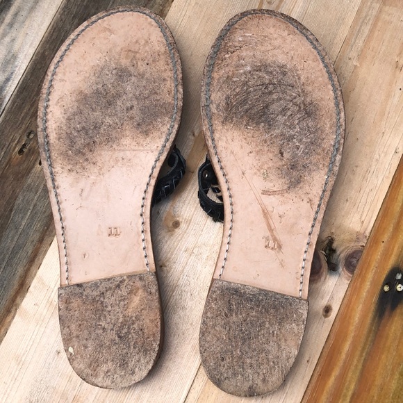 Palm Beach Sandals | Ocean Ave Black Sandals - Picture 4 of 9